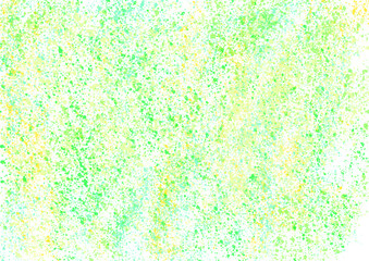 水彩　明るいグリーン　しぶき　背景