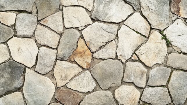 Neutral Beige Stone Tile Texture for Seamless Background Designs