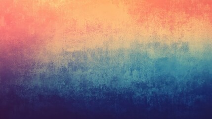 Fototapeta premium Soft gradient colors transition from warm oranges and pinks to cool blues and purples, evoking a calming atmosphere at dusk, perfect for creative inspiration and relaxation