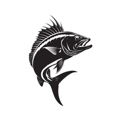 Fish vector art illustration 