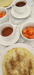 Delicious Breakfast with Fruits
