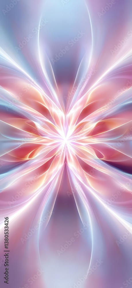 Poster a captivating display of vibrant colors intertwines in a radiant pattern, creating an energetic and 