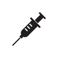 Fototapeta premium syringe icon logo vector design