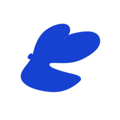 Blue Abstract Shape