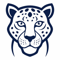 vector illustration of a cartoon tiger