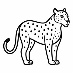 leopard vector illustration