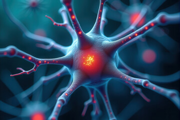 A microscopic view of neurons, the fundamental building blocks of the nervous system.