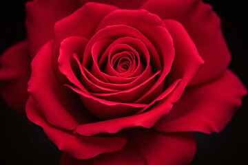 red rose sitting on top of a wooden table