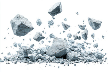 Falling Asteroids Pile Cutout