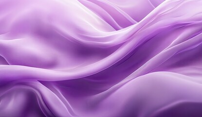 Fototapeta premium Soft, flowing, purple fabric drapes elegantly