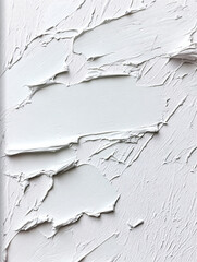 White oil paint brush strokes