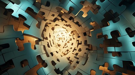 abstract puzzle background