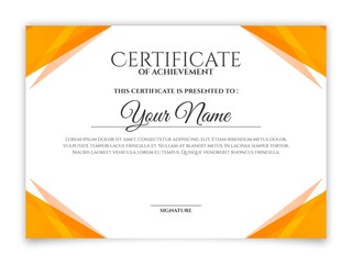 orange certificate