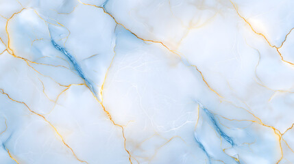 Naklejka premium Blue white and yellow textured marble pattern