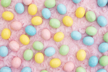 Colorful Easter egg background