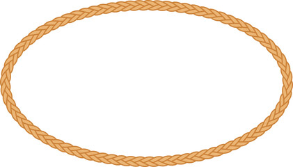 Rope Border Frame Shape Illustration
