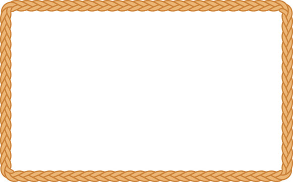 Rope Border Frame Shape Illustration
