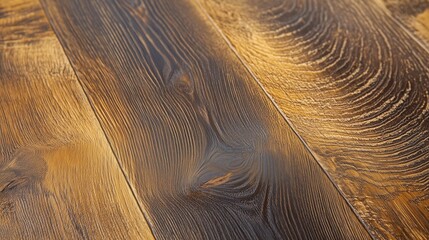 An ultra-detailed close-up of aged wood, highlighting the realistic grain with a mix of deep grooves and raised patterns