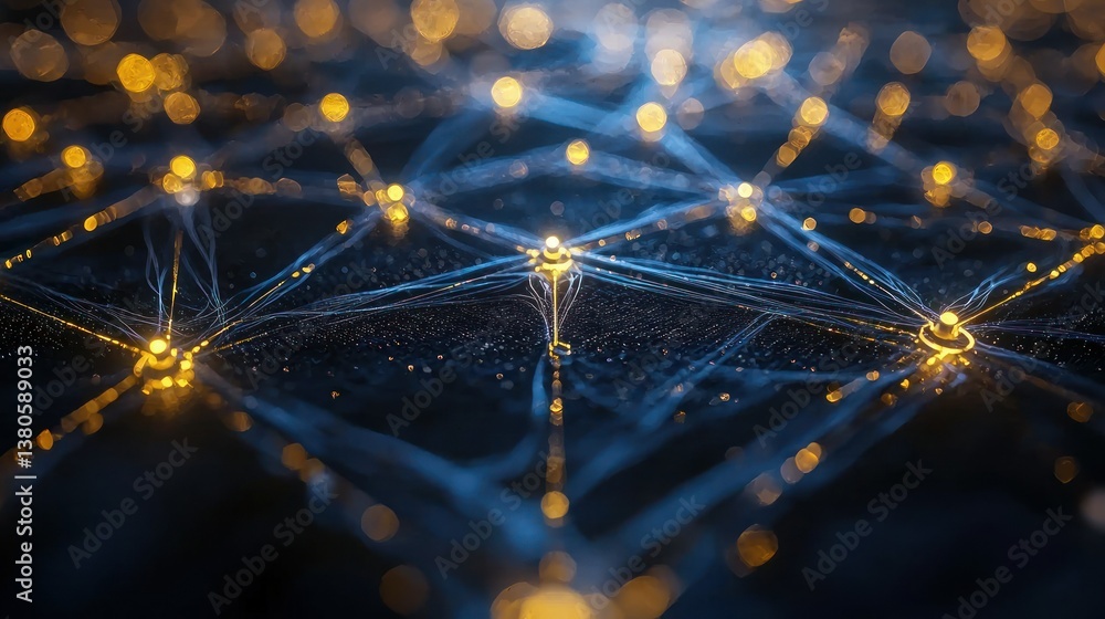 Poster illuminated network: a visual representation of interconnectivity