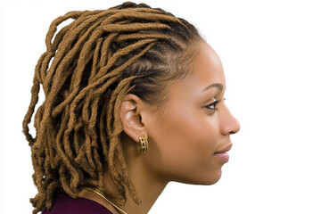 Women with braids, beauty hairstyle design