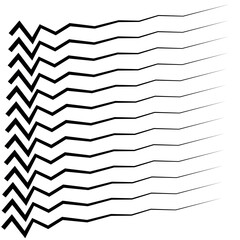 abstract black wavy lines white background