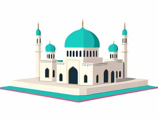 Fototapeta premium mosque in abu dhabi