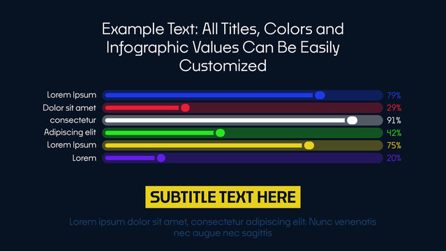 Business Infographics Template | Data Visualization, Analytics and Marketing Reports