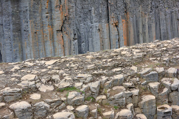 Studlagil basalt canyon in East Iceland