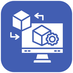 Digital Twin Icon