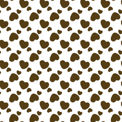 Abstract Beans Seamless Vector Pattern Design