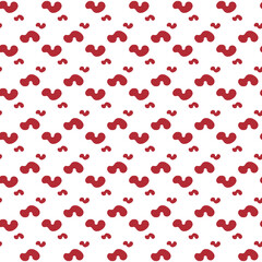 Abstract Beans Seamless Vector Pattern Design