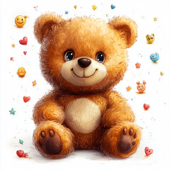teddy bear with heart