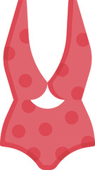 swimsuit Illustration on a white background.