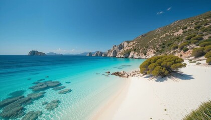 Fototapeta premium Idyllic Coastal Paradise in the Mediterranean sea