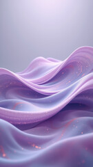 Ethereal purple digital flow with stars, perfect for futuristic tech concepts.