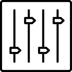volume control Illustration on a white background.