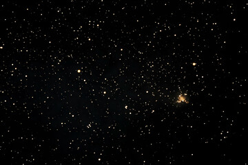 Obraz premium The vast dark sky filled with numerous bright stellar objects