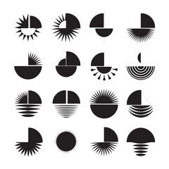 Sun   icon illustration isolated vector sign symbol