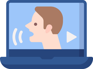 webinar Illustration on a white background.