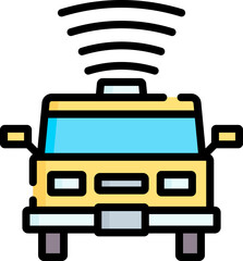 wifi Illustration on a white background.