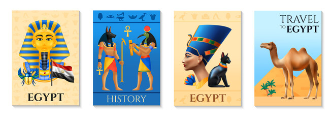 Ancient Egypt banners Illustration Collection