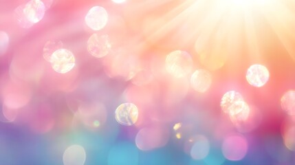 abstract lens flare bokeh background