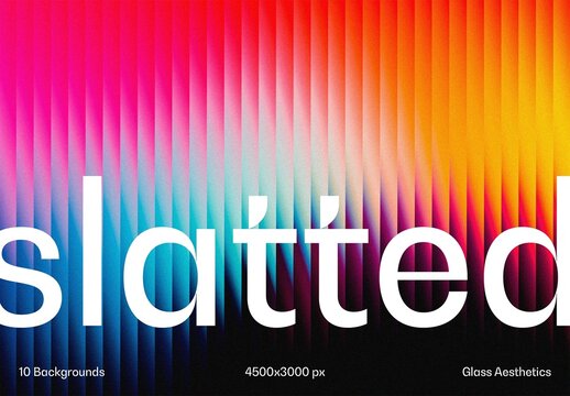 Slatted Glass Backgrounds