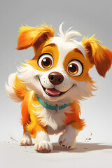 happy faced puppy