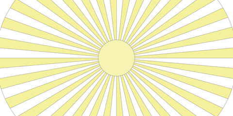 Abstract Twisted Sunburst Digital Paper design.Spiral background with white and yellow Sunburst Swirling pattern  with Vortex starburst spiral twirl strips. 