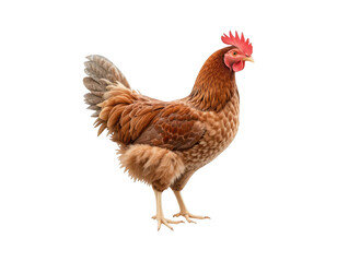 Fototapeta premium Chicken isolated on transparent background png