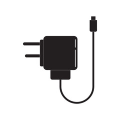 charge phone icon logo vector design