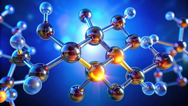 C3H4 Butadiene Chemical Structure 3D Molecular Model