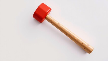 A Rubber Mallet Against a Blank Background for Design Inspiration