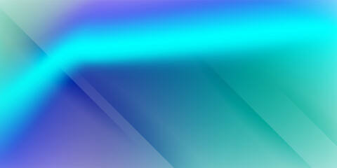 Obraz premium Blue, purple, green gradient. Soft pastel color gradient. Holographic blurred abstract background.